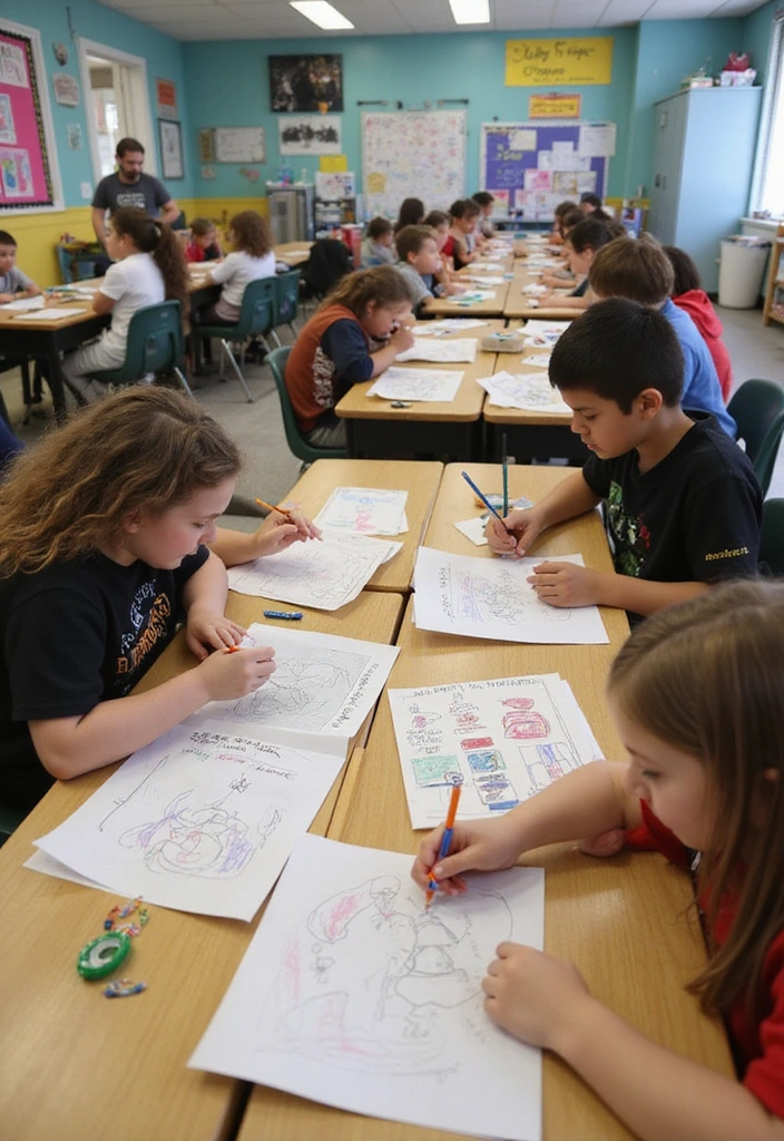 21 Engagement Strategies That Will Transform Your Classroom (You Won't Believe #9!) - 14. Incorporate Art in Learning