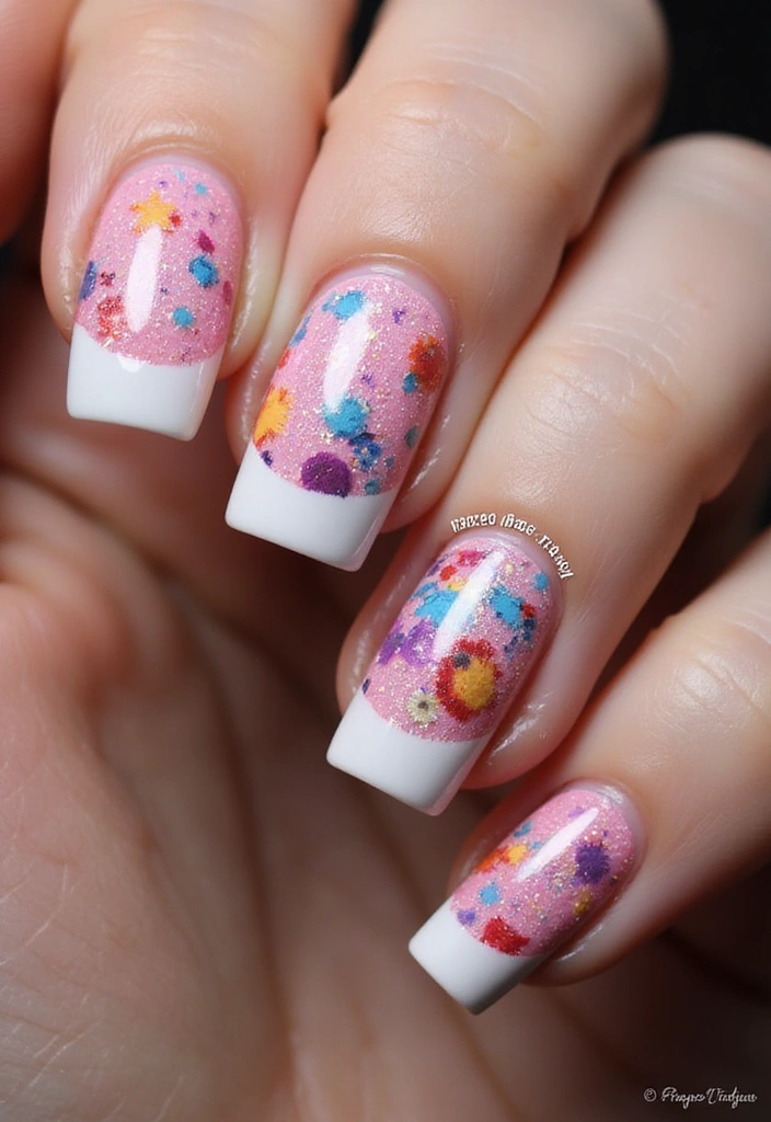 16 Glam French Tip Nails Designs Perfect for Any Occasion (You’ll Love #8!) - 12. Artistic Designs