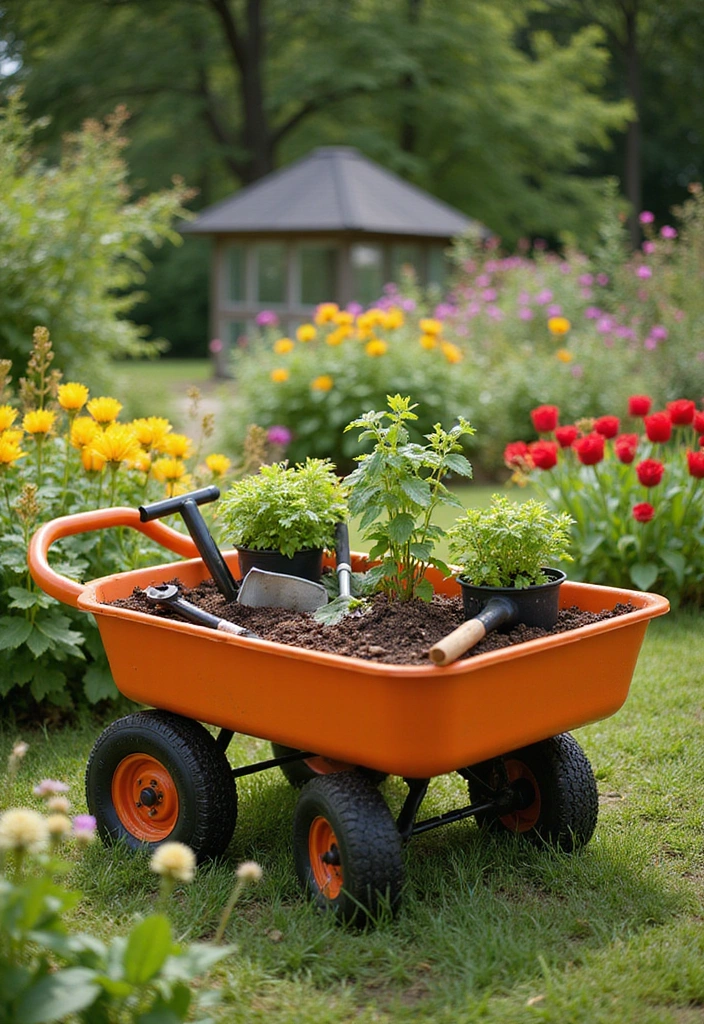 19 Essential Gardening Tools Every Gardener Needs (You Won't Believe #11!) - 15. Garden Cart