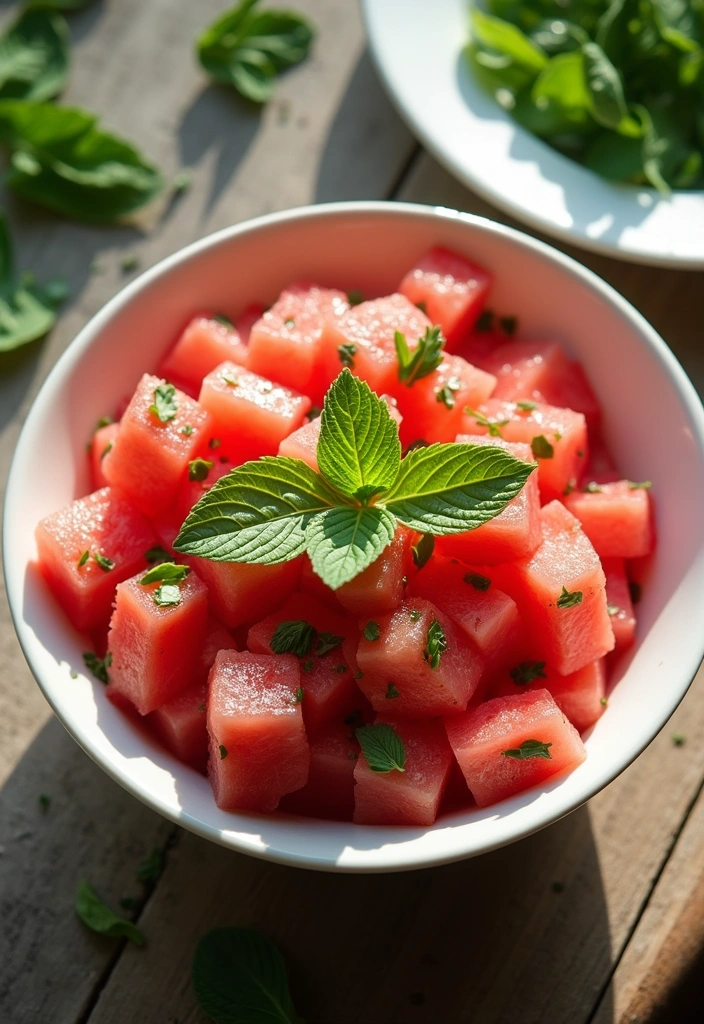 9 Light Summer Salad Recipes You Can Whip Up in Minutes! - 1. Watermelon Feta Salad
