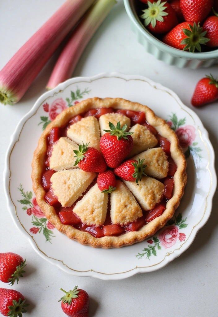12 Irresistible Rhubarb Pie Recipes That'll Make You Drool (You'll Want to Bake #5!) - 2. Strawberry Rhubarb Pie