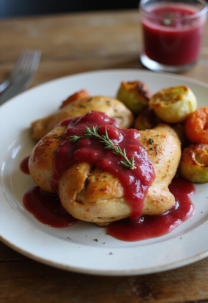 6 Amazing Rhubarb Sauce Recipes That'll Elevate Any Dish! - 5. Savory Rhubarb Sauce with Thyme