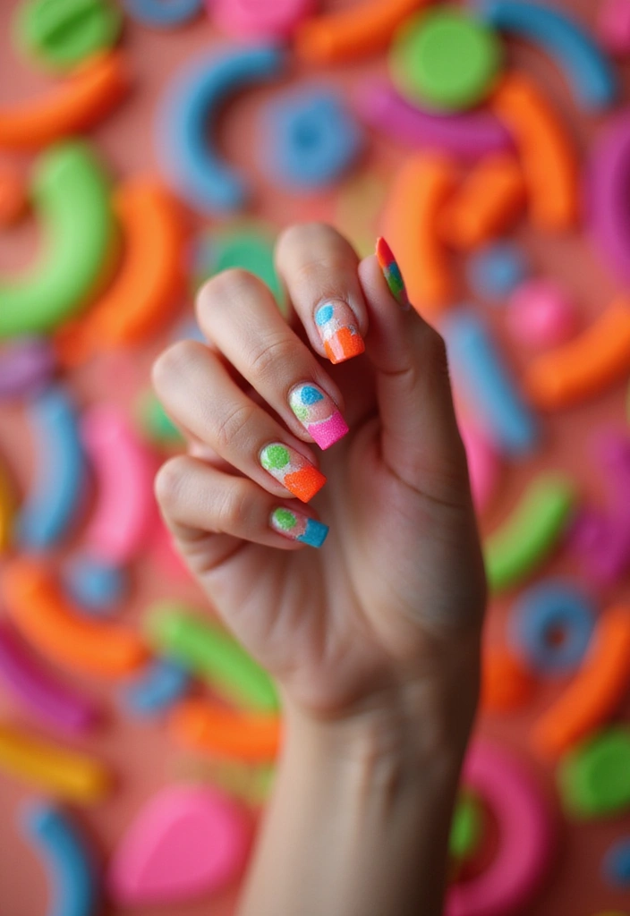 25 DIY French Nail Designs That Are Shockingly Simple (and Gorgeous!) - 8. Neon French Tips