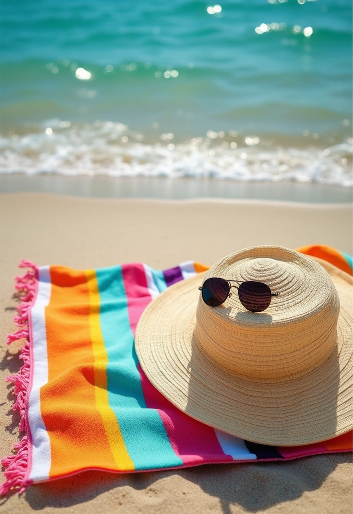 22 Summer Fashion Finds That Will Keep You Cool and Stylish (You Won't Believe #4!) - 20. Vibrant Beach Towels