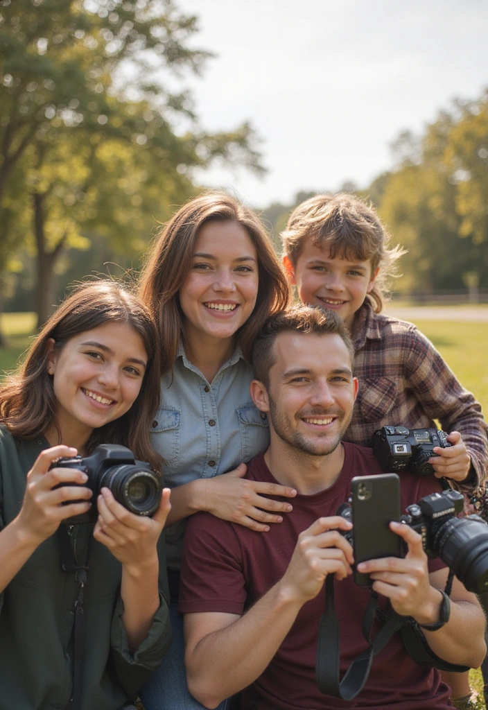 20 Fun Family Bonding Activities That Will Bring You Closer (You’ll Love #12!) - 11. Photography Challenge