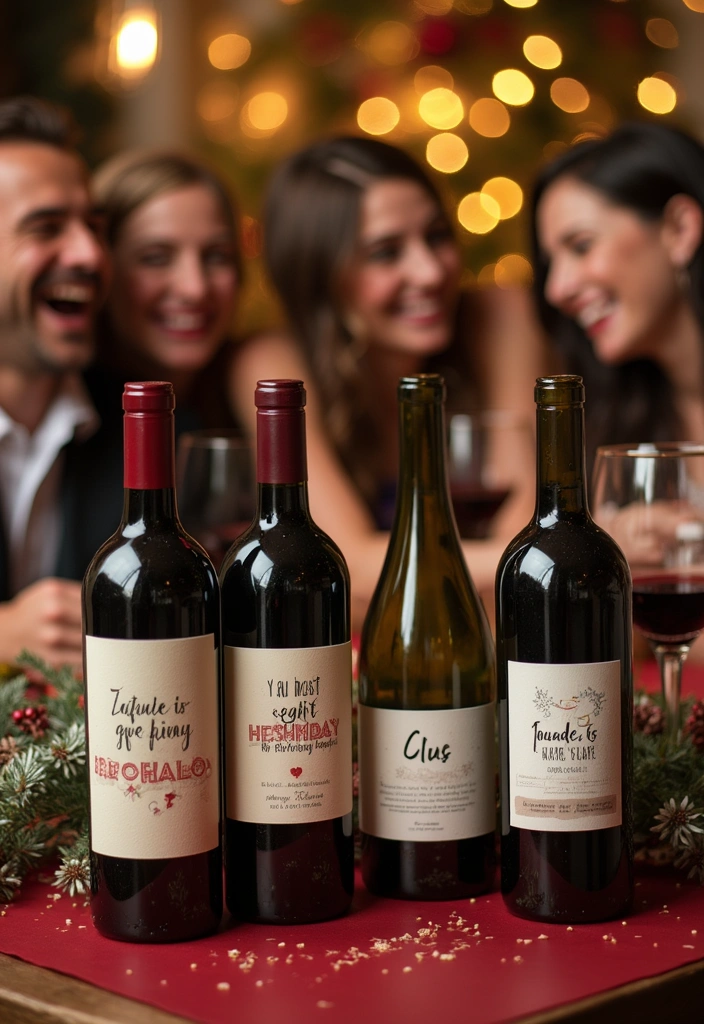25 Hilariously Unique White Elephant Gifts That'll Steal the Show (You'll Be Laughing at #12!) - 18. Funny Wine Bottle Labels
