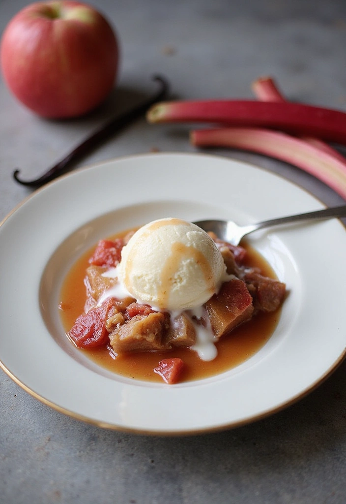 8 Tangy Rhubarb Sauce Recipes That’ll Elevate Any Dish (You Need #5!) - 3. Vanilla Bean Rhubarb Sauce