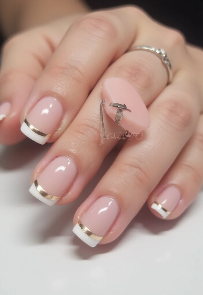 14 Luxury French Tip Nails That Will Make You Feel Like a Million Bucks (Don't Miss #9!) - 1. Classic Elegance with a Twist