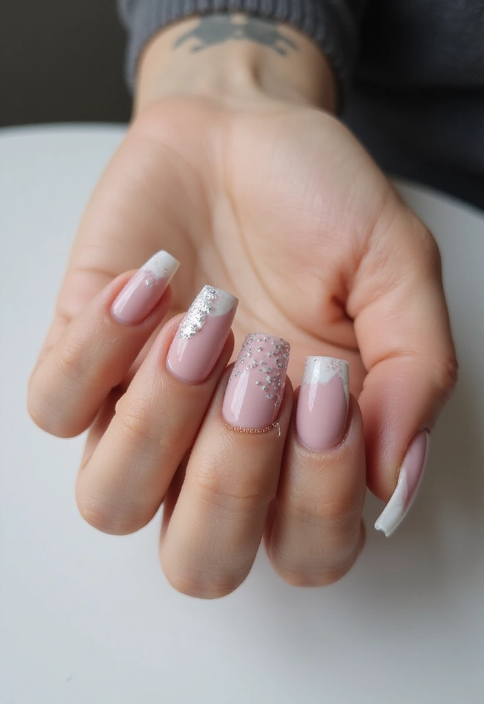 25 DIY French Nail Designs That Are Shockingly Simple (and Gorgeous!) - 10. Mixed Textures