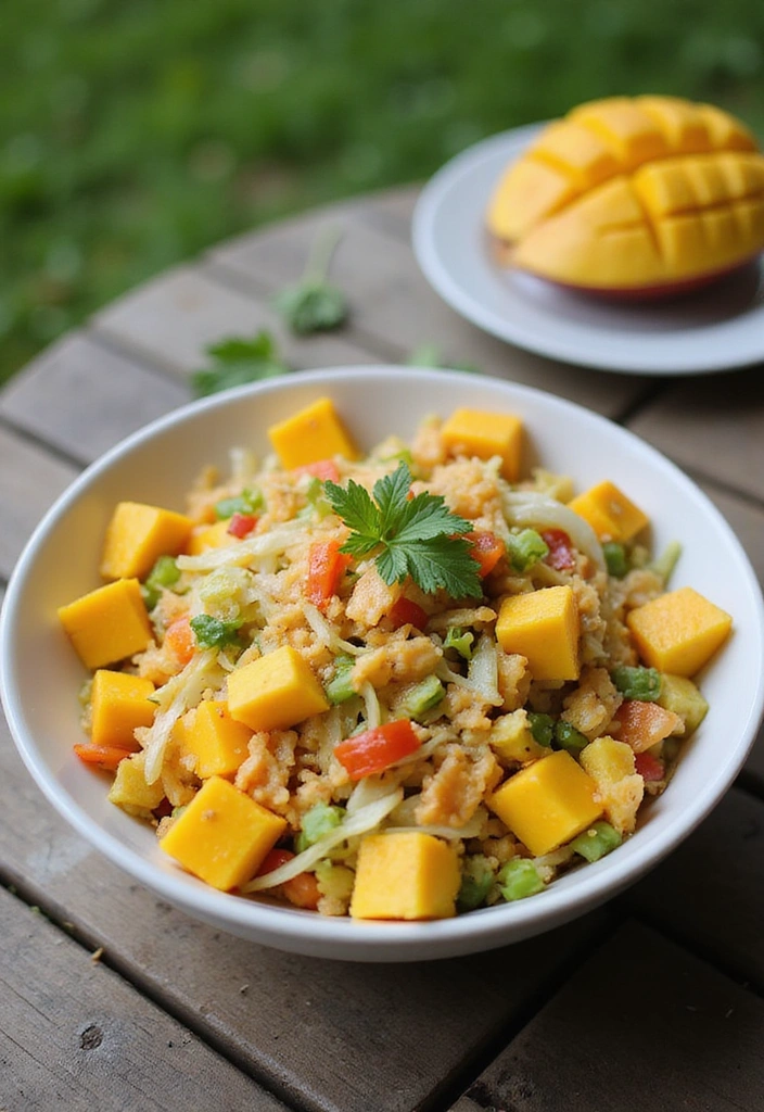 16 Delicious Vegetarian Summer Meals That Will Make You Forget About Meat! - 8. Thai Mango Salad
