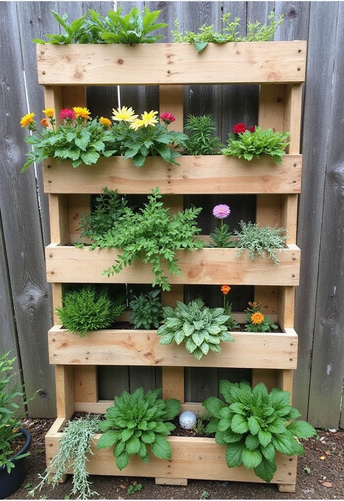 17 Genius Gardening Hacks That Will Change the Way You Grow (Tip #9 Will Blow Your Mind!) - 17. Repurpose Wood Pallets for Vertical Gardening