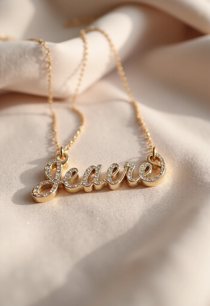 20 Unique Fader Day Gift Ideas That Will Leave Them Speechless! - 16. Custom Name Necklace