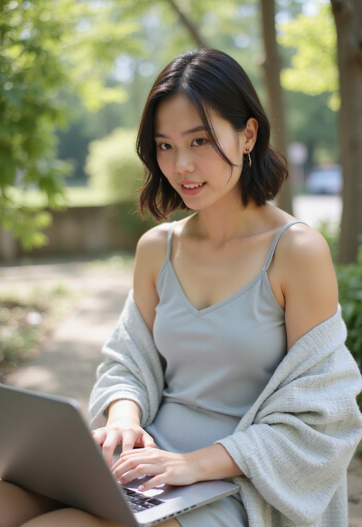 20 Comfy Work-from-Home Outfits That’ll Keep You Productive and Stylish! - 18. Simple Tank Dress with a Kimono