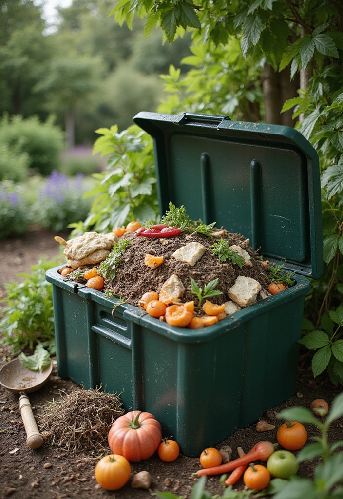13 Organic Gardening Tips for Healthier Plants and a Happier You! - 5. Create a Compost Bin