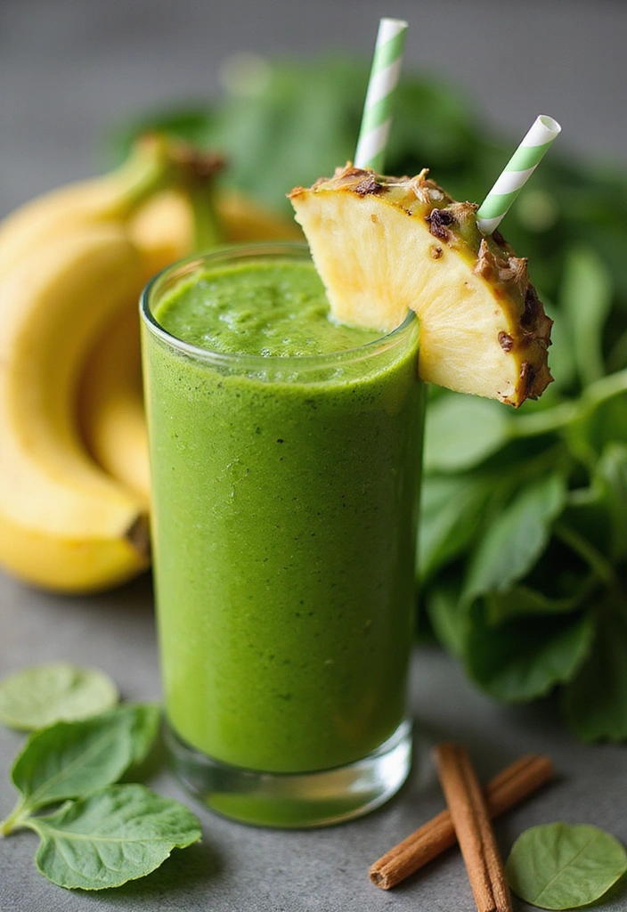 9 Refreshing Summer Smoothies That Will Keep You Cool All Day Long (You Can't Miss #1!) - 7. Green Goddess Smoothie
