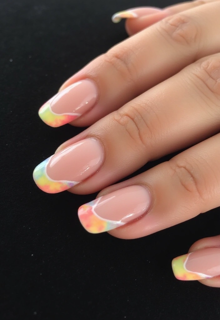 13 Gorgeous French Tip Nail Shapes That Will Complement Your Style Perfectly! - 6. Squoval Tips for the Best of Both Worlds