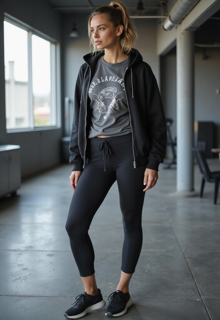 25 Layered Outfits That’ll Keep You Comfy and Chic All Season Long (You’ll Want #12!) - 16. The Athleisure Layer Look