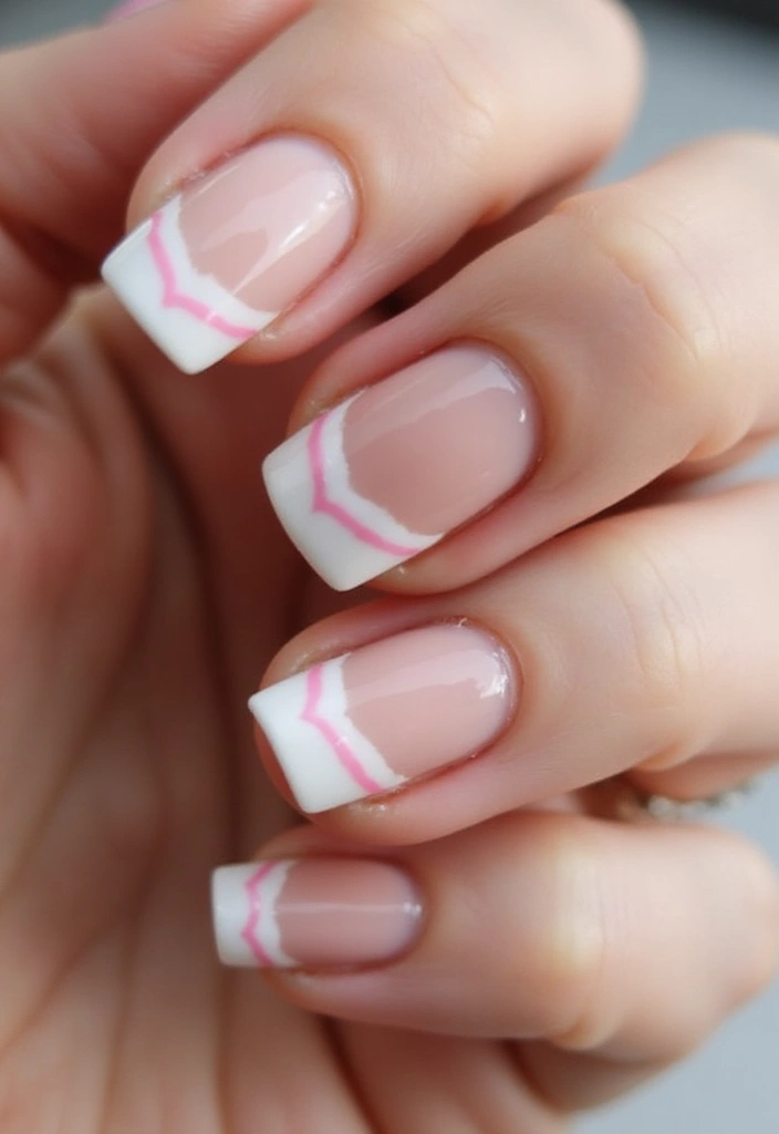 22 Luxury French Nail Ideas That Will Make You Feel Like Royalty! (Perfect for Events!) - 11. Stacked French Tips