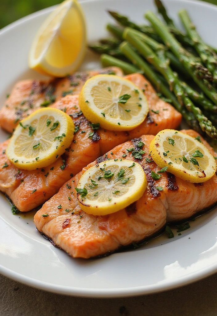 10 Quick and Easy Summer Seafood Dishes That Taste Like a Beach Vacation (Don’t Skip #2!) - 3. Grilled Lemon Herb Salmon