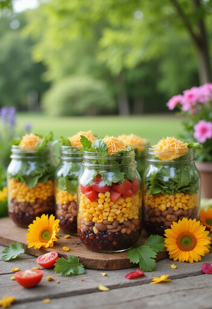 15 Easy Summer Meals That'll Make You Wonder How You Ever Lived Without Them! - 7. Taco Salad Jars