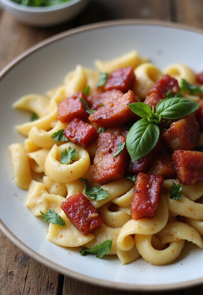12 Savory Rhubarb Recipes That Will Change Your Dinner Game Forever! - 3. Savory Rhubarb and Bacon Pasta