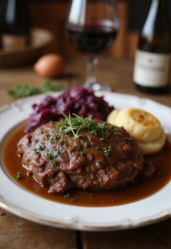19 Easy International Dishes That Will Take Your Taste Buds on a World Tour! - 18. German Sauerbraten