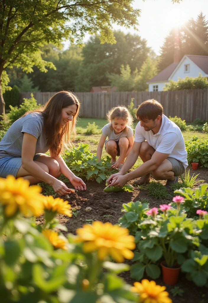 20 Fun Family Bonding Activities That Will Bring You Closer (You’ll Love #12!) - 8. Gardening Together
