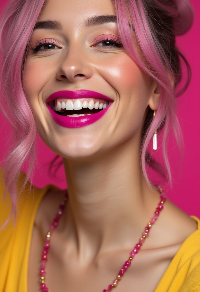 11 Bold Lipstick Colors You Need to Try This Season (Trust Us, #3 Is a Must!) - 3. Bright Fuchsia – Fun and Flirty