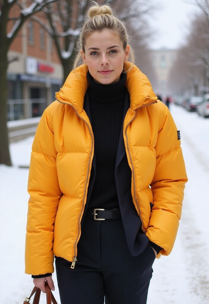 25 Layered Outfits That’ll Keep You Comfy and Chic All Season Long (You’ll Want #12!) - 6. Puffer Jackets Are Your Friends