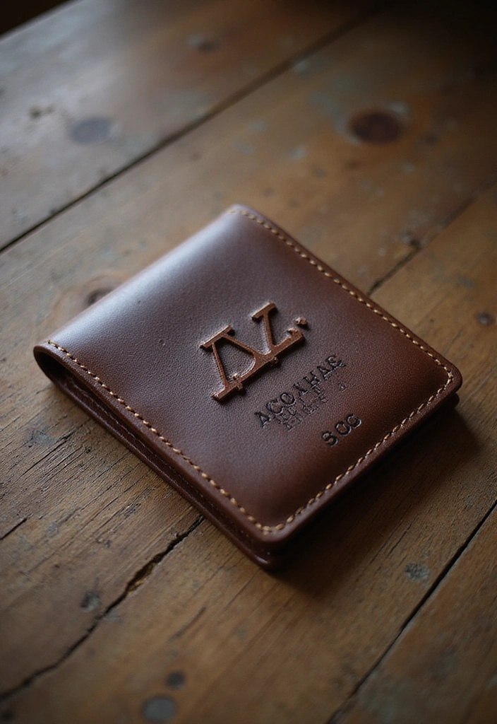 15 Unique Fader Day Gifts for Him That He'll Never Forget! - 2. Personalized Leather Wallet