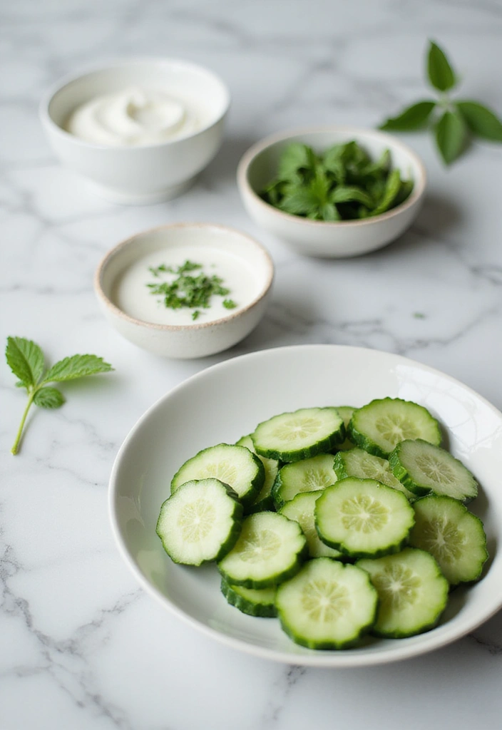 10 Hydrating Face Masks You Can Make at Home (You'll Love #3!) - 2. Yogurt & Cucumber Soothing Mask