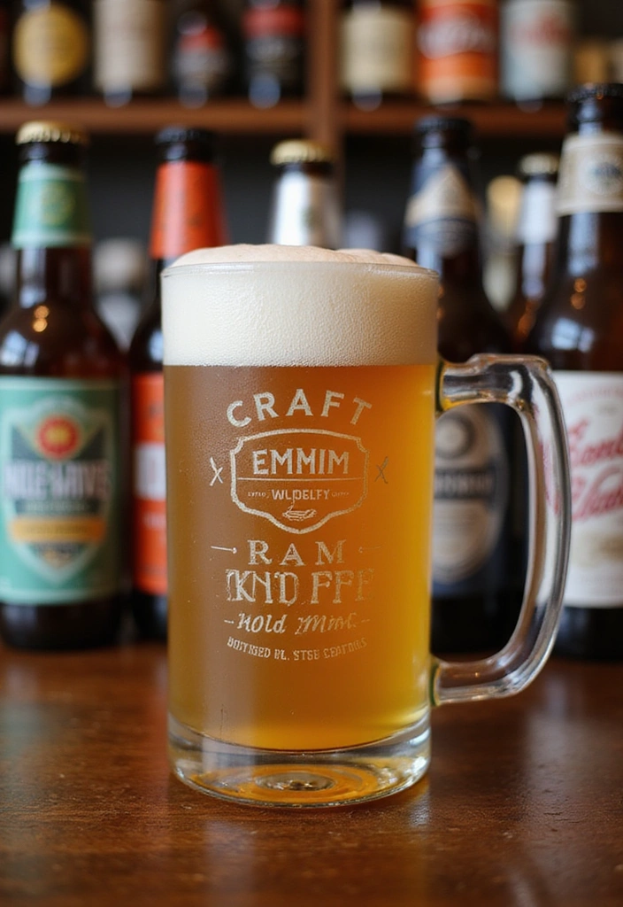 15 Unique Fader Day Gifts for Him That He'll Never Forget! - 8. Personalized Beer Mug