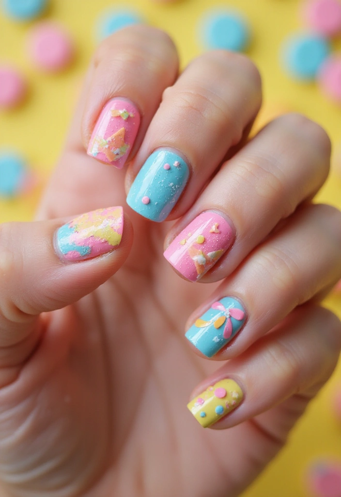 25 Colorful Summer Nails for 2025 That Will Make You Shine Bright! - 16. Candy Coated