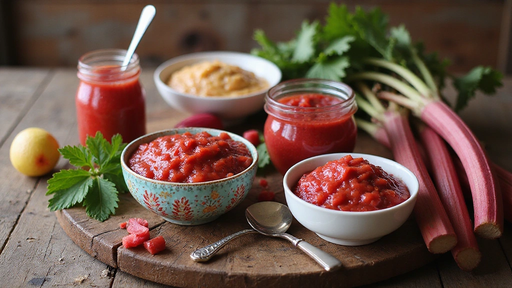 8 Tangy Rhubarb Sauce Recipes That’ll Elevate Any Dish (You Need #5!)
