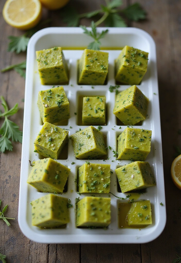 17 Kitchen Hacks That Will Change the Way You Cook Forever (Hack #10 Is Genius!) - 2. Use Ice Cubes to Keep Herbs Fresh