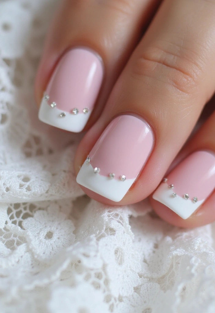 19 Pastel French Tip Nail Designs You Need to Try This Spring! - 3. Baby Pink Elegance