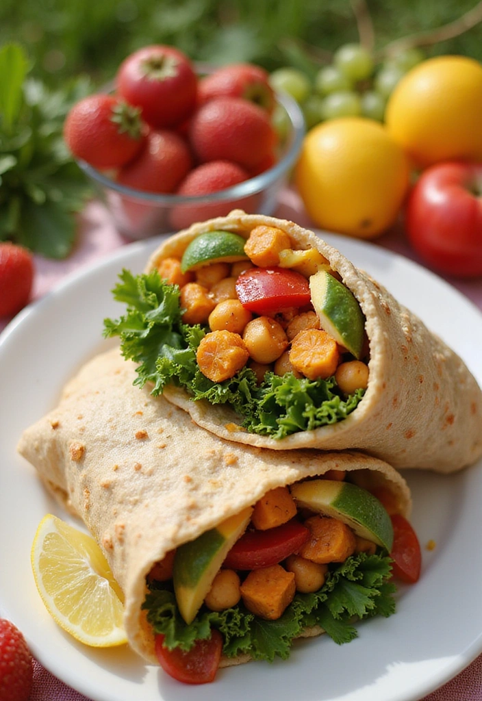 15 Easy Summer Meals That'll Make You Wonder How You Ever Lived Without Them! - 13. Spicy Chickpea Wraps