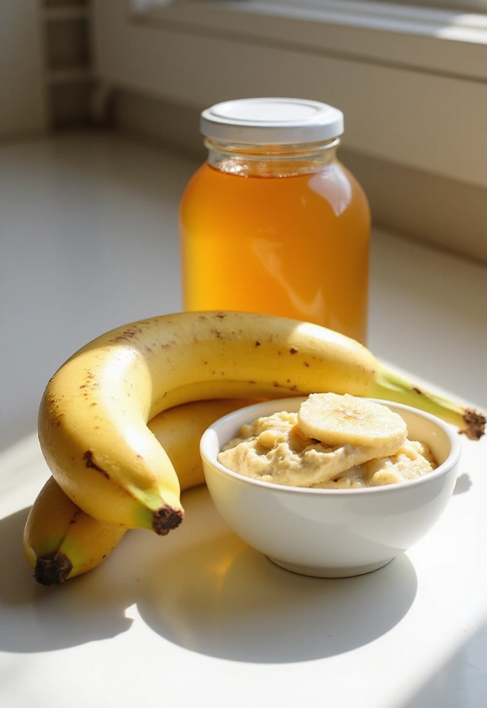 10 Hydrating Face Masks You Can Make at Home (You'll Love #3!) - 4. Banana & Honey Revitalizing Mask