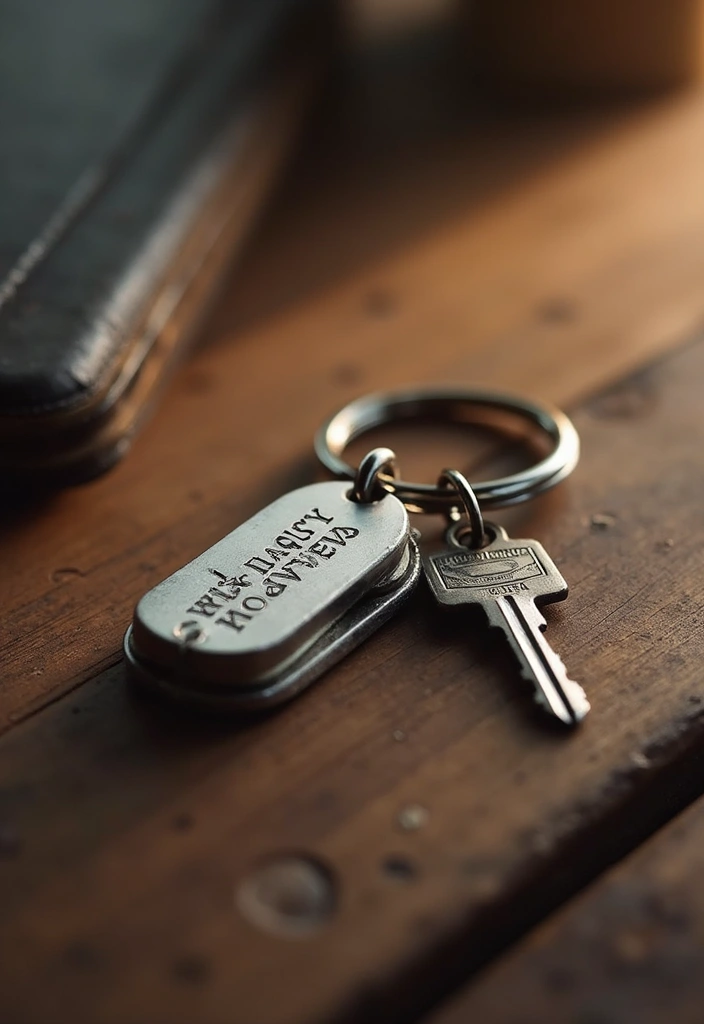 21 Personalized Fader Day Gifts That Will Make You Their Favorite! - 10. Engraved Keychains