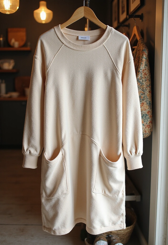 10 Ultimate Comfy Outfits That'll Make You Want to Stay Home All Day! - 8. French Terry Dress