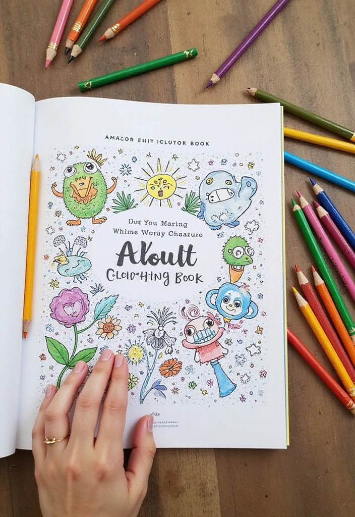 25 Hilariously Unique White Elephant Gifts That'll Steal the Show (You'll Be Laughing at #12!) - 16. Adult Coloring Book for Restless Minds