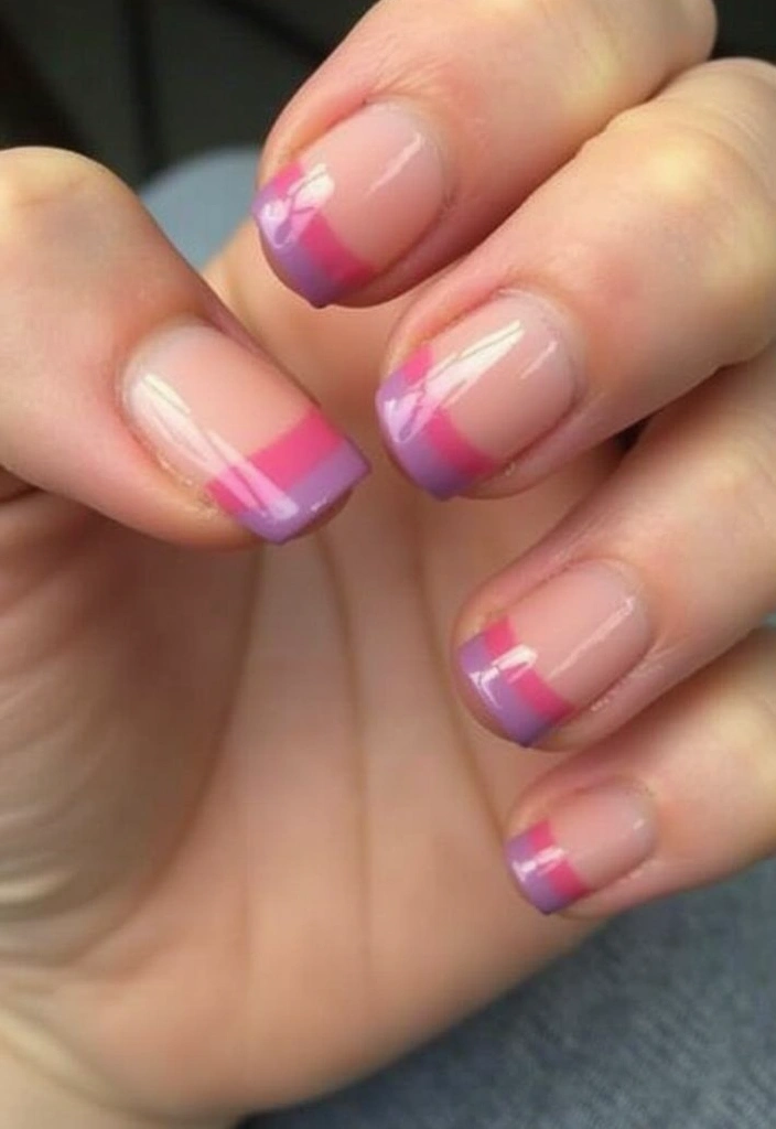 15 Colorful French Tip Nails That’ll Brighten Your Day (You Won't Believe #8!) - 6. Ombre Elegance