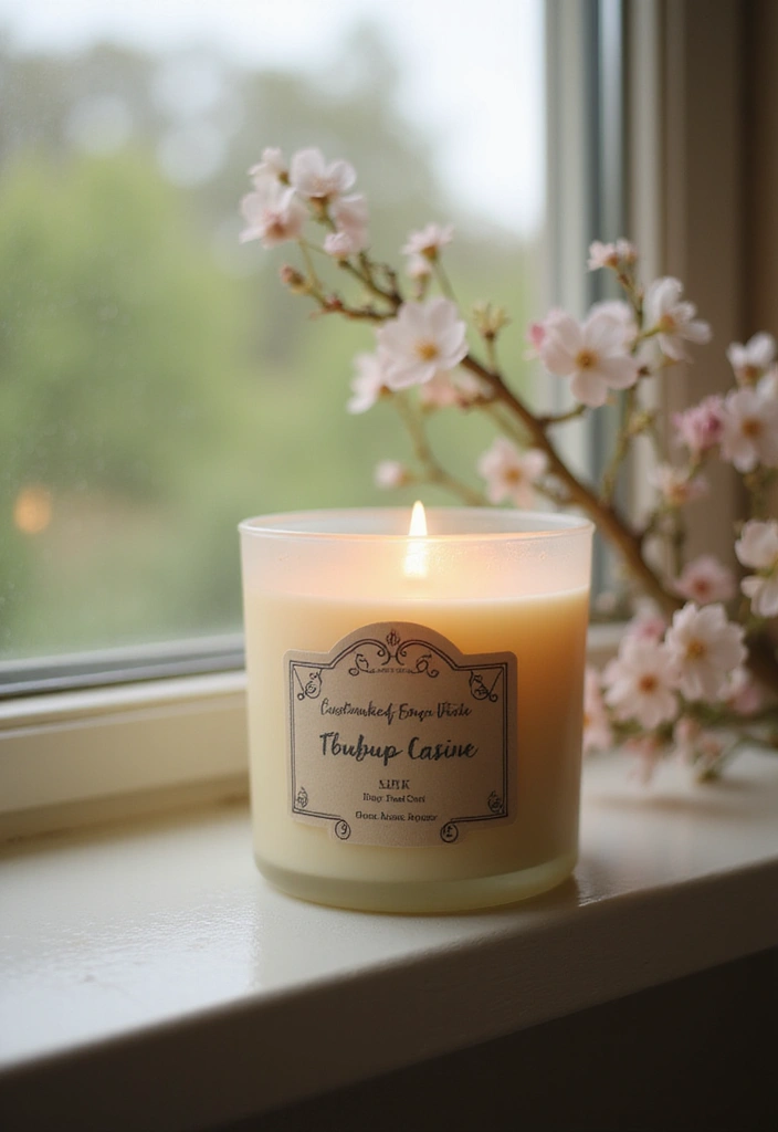 21 Personalized Fader Day Gifts That Will Make You Their Favorite! - 11. Customized Candles