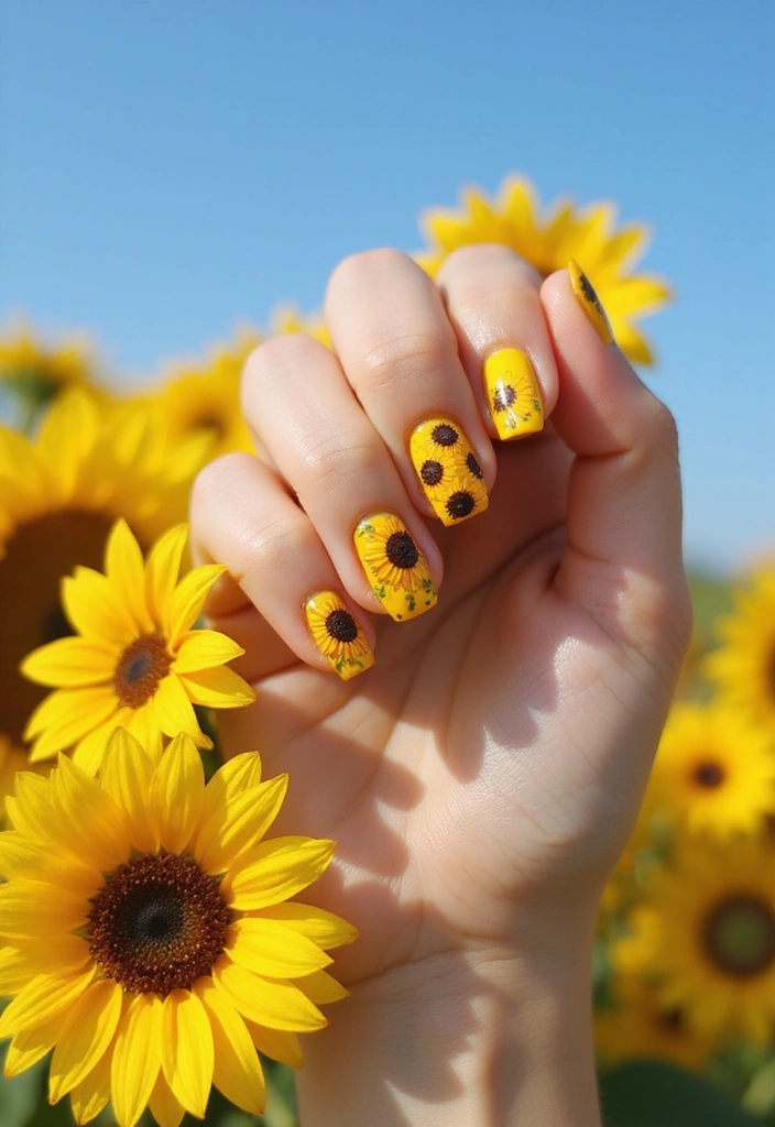 19 Hottest Nail Trends for Summer 2025 (You’ll Want to Try Them All!) - 3. Floral Inspirations