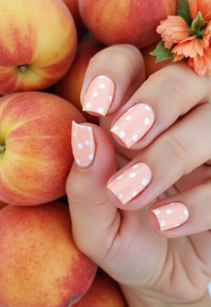 13 Pastel Summer Nails That Are Perfect for a Sweet, Dreamy Look! - 5. Peachy Keen