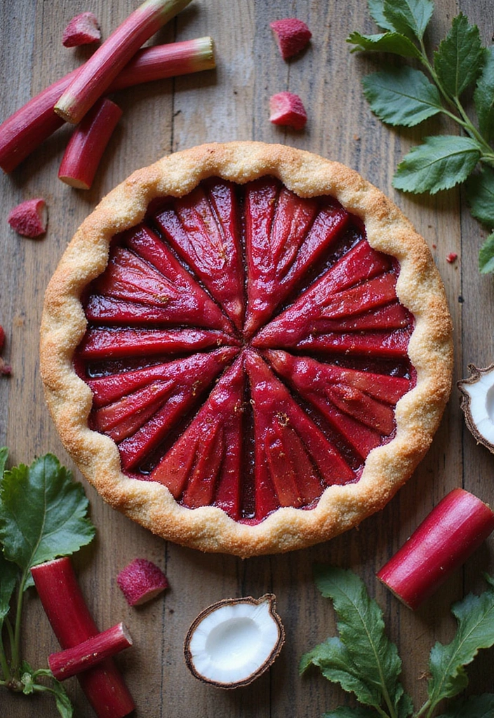 12 Irresistible Rhubarb Pie Recipes That'll Make You Drool (You'll Want to Bake #5!) - 6. Vegan Rhubarb Pie
