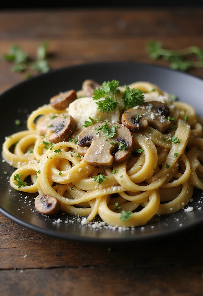 16 Pasta Recipes That Will Make You a Kitchen Superstar (Don’t Skip #11!) - 14. Garlic Butter Mushroom Pasta
