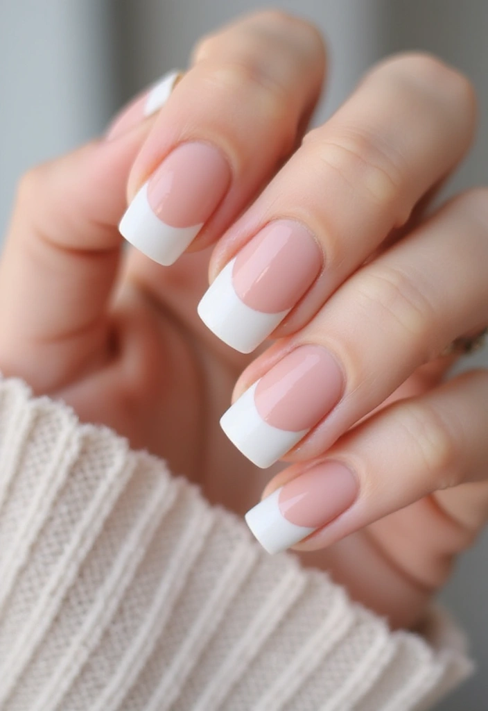 9 Chic Short French Nail Designs That Prove Less Is More (You’ll Want to Try #3!) - 1. Classic White Tip