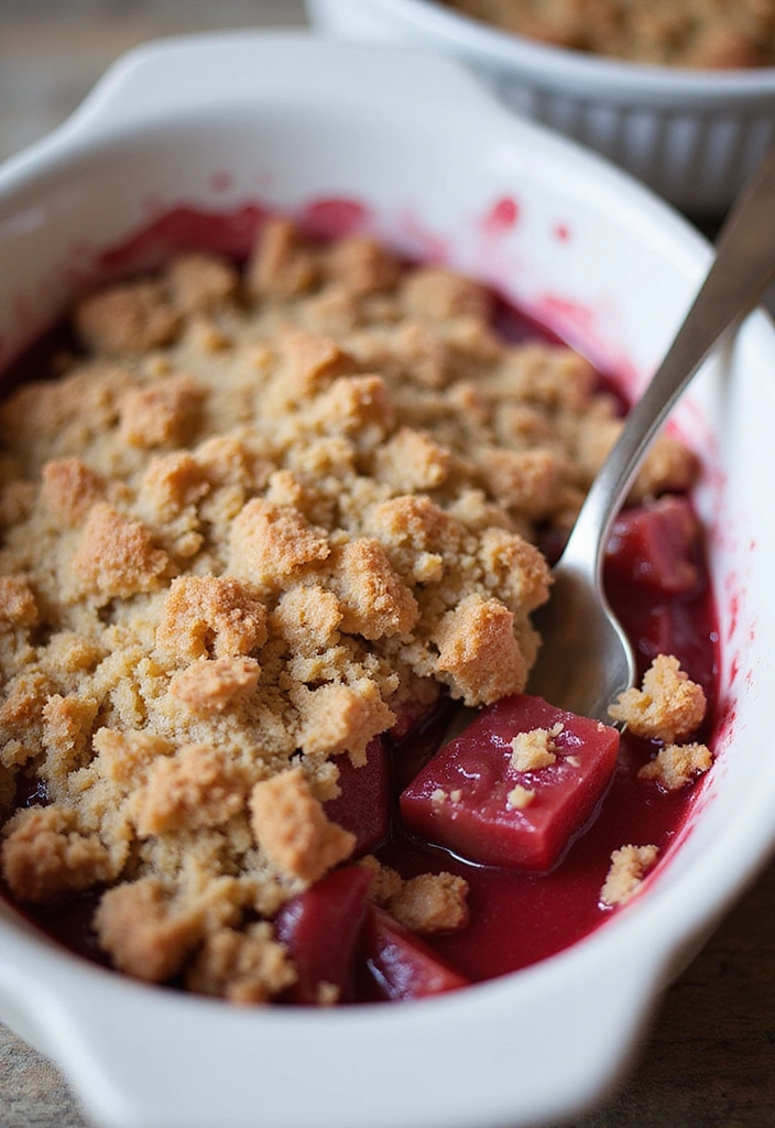11 Scrumptious Rhubarb Crumble Recipes That Are Too Good to Share! - 5. Vegan Rhubarb Crumble