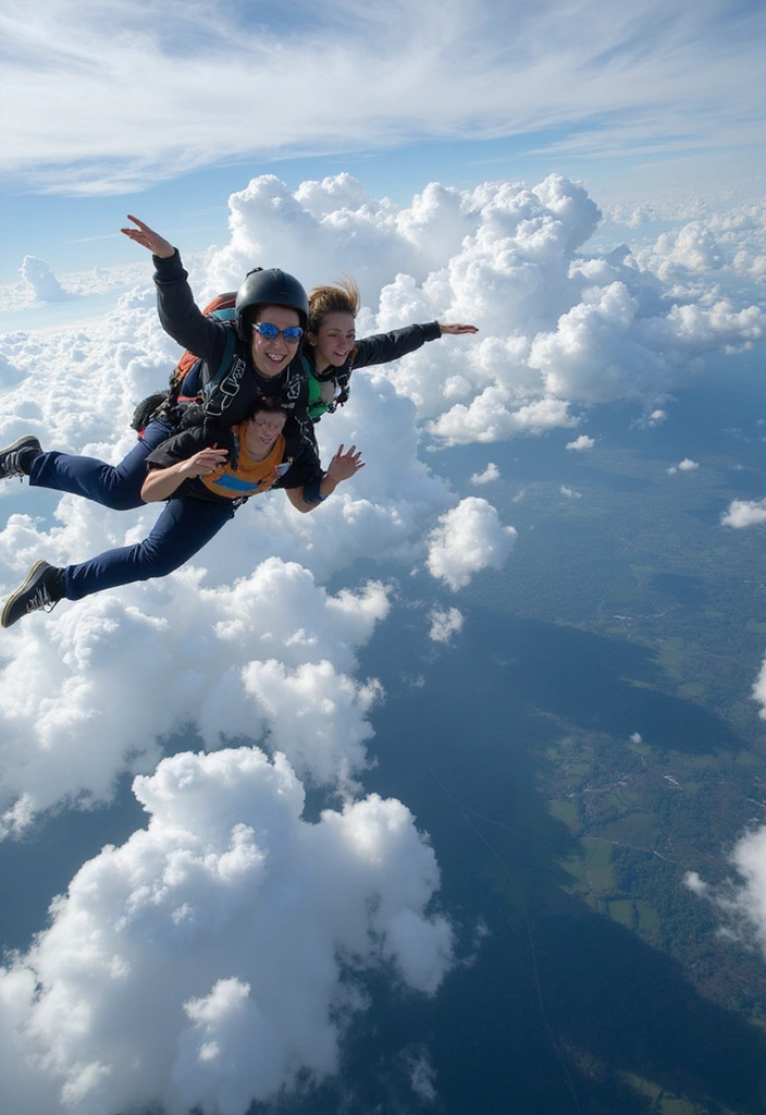 19 Memorable Experience Fader Day Gifts That Create Lasting Memories! - 18. Sky Diving Experience